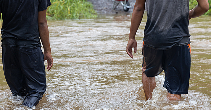 Maagiagi River bursts its banks (Photo: Piui Simi)