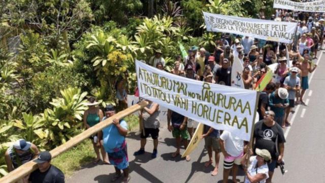 Tahiti protest